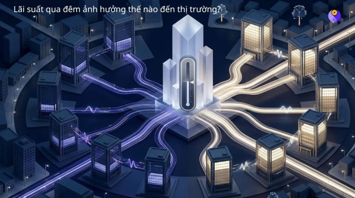 lãi suất qua đêm đối với hệ thống ngân hàng