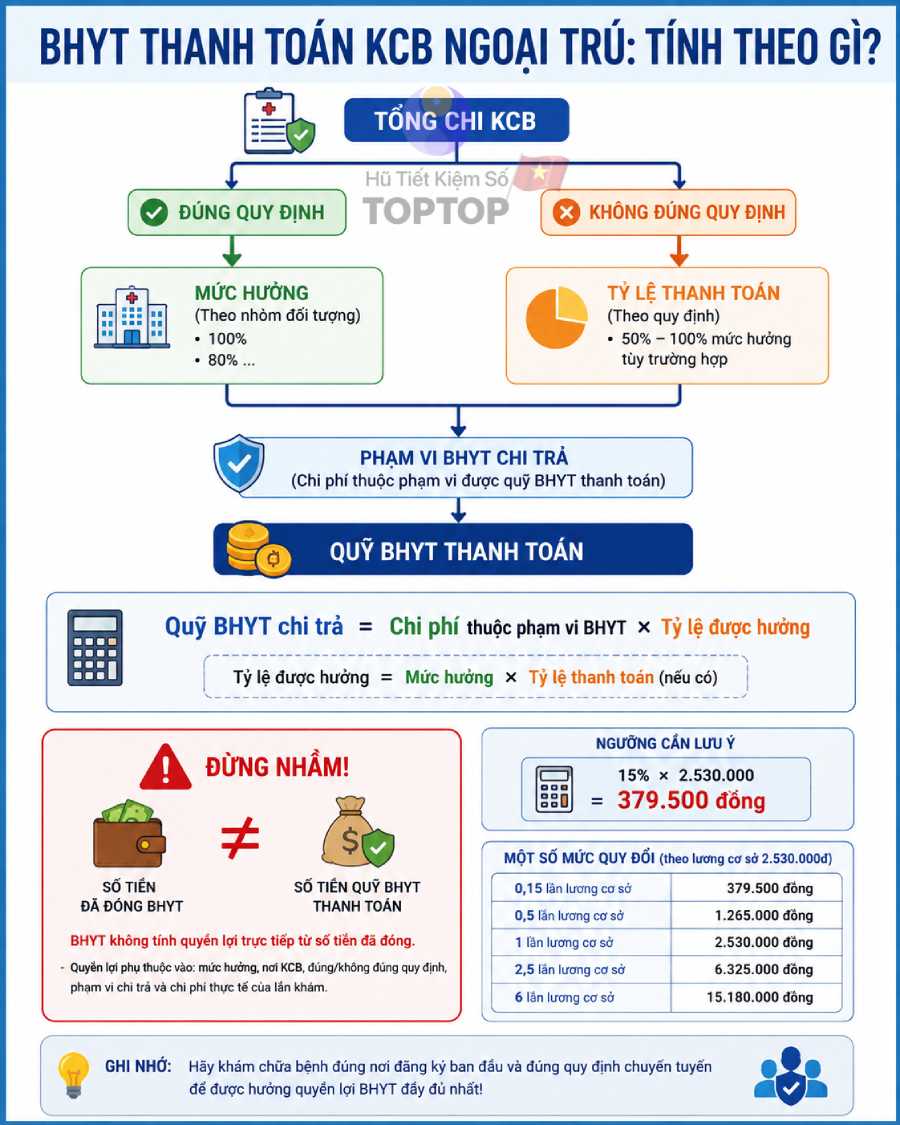 mức hưởng bhyt mức hưởng bhyt