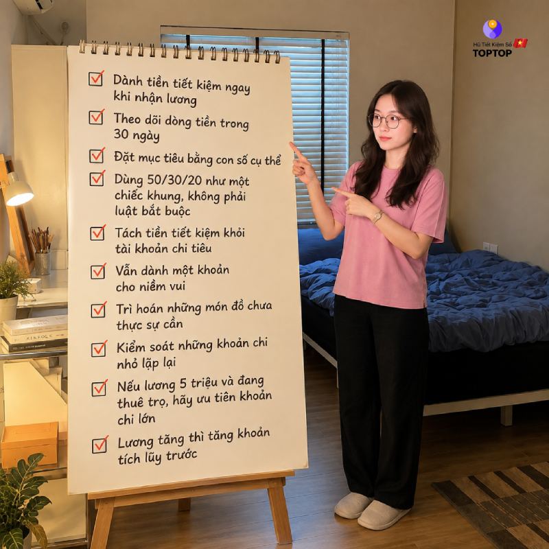cách tiết kiệm tiền lương 5 triệu thực tế, không quá khắt khe cách tiết kiệm tiền lương 5 triệu thực tế, không quá khắt khe